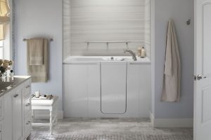 Kohler Walk-In Tub with grab bar