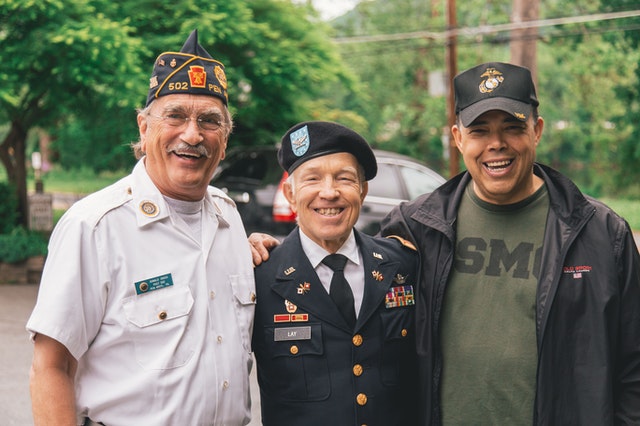 Picture of United States Veterans Smiling