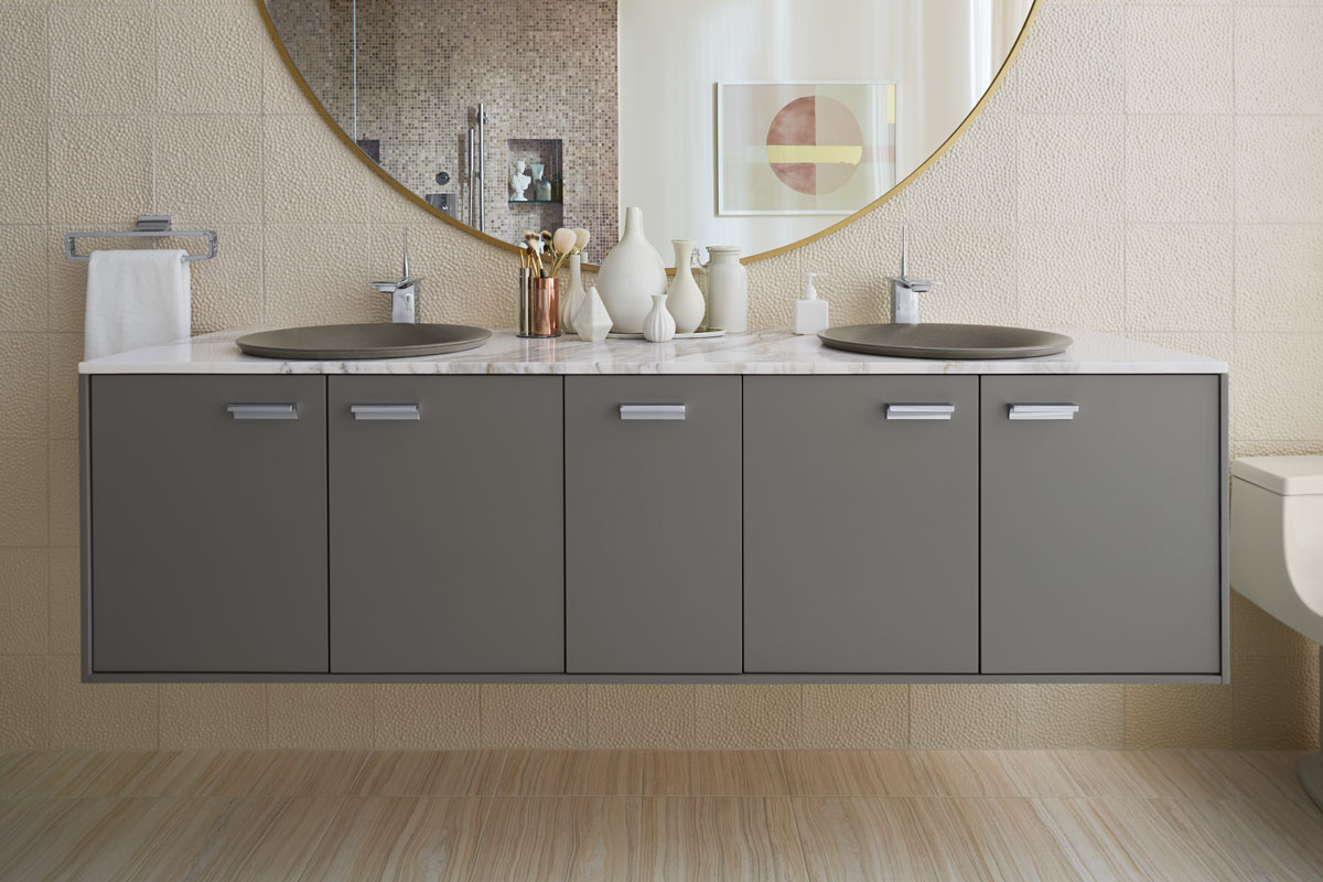 bathroom vanity with mirror