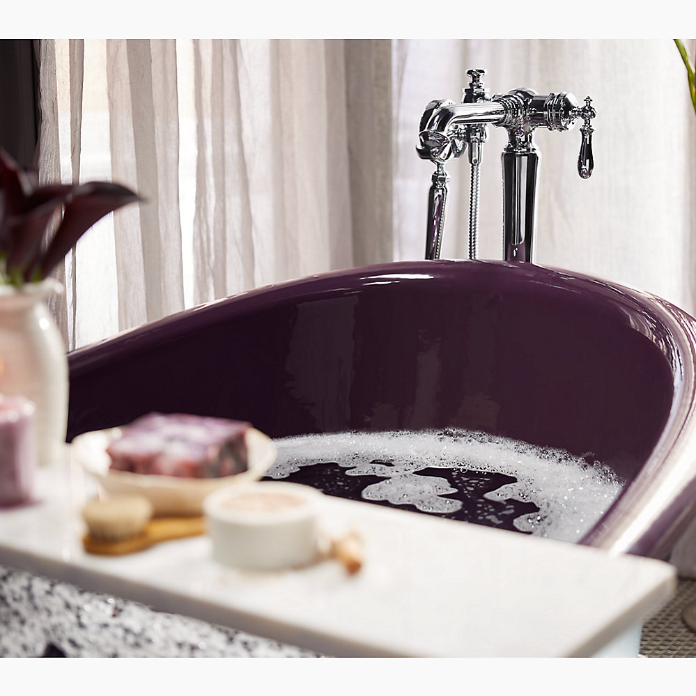 dark purple tub