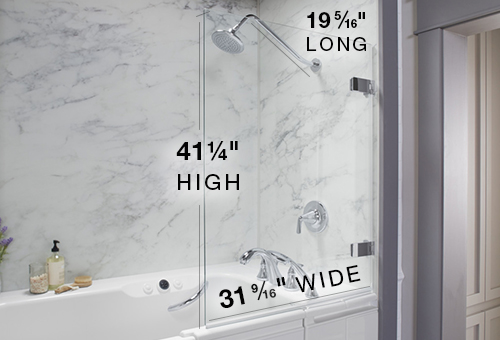 Shower Package Dimensions